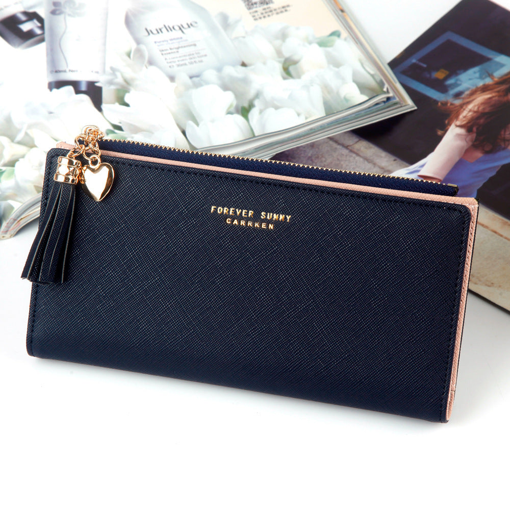 The Verona - Faux Leather Tassel Wallet