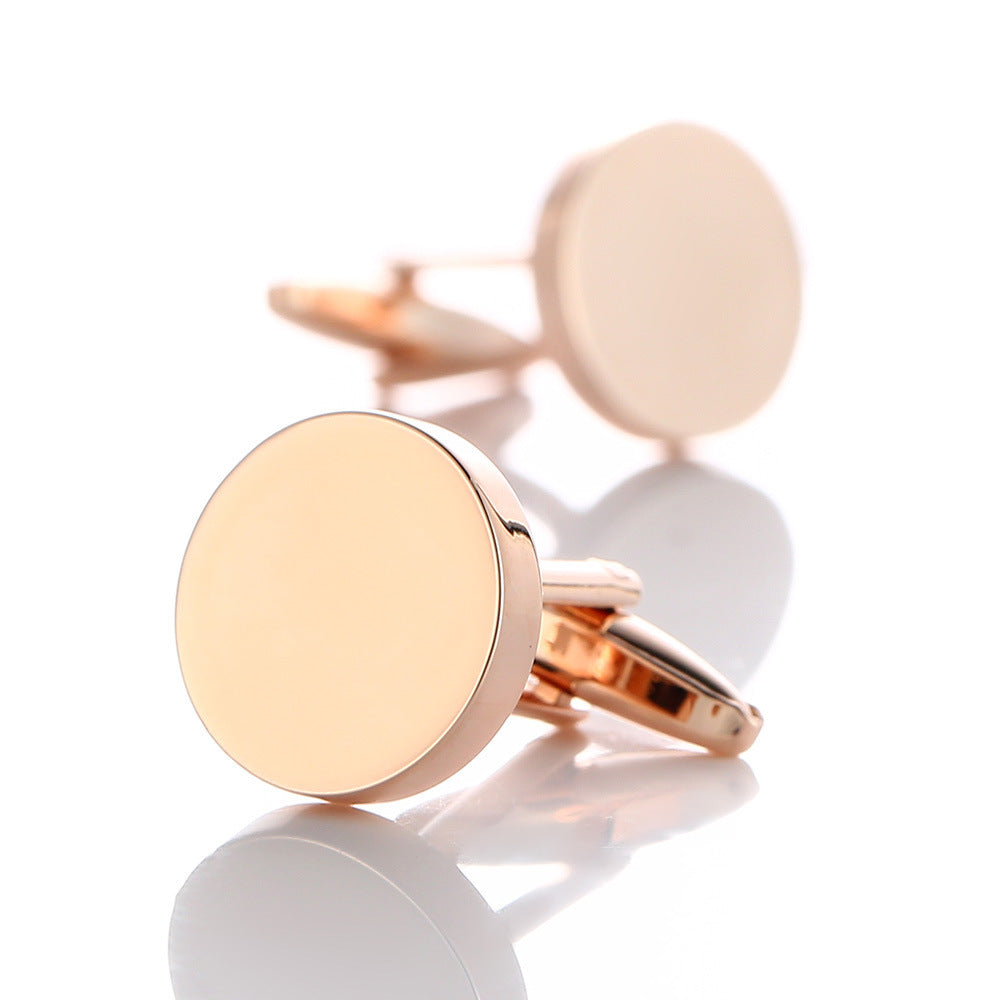 Round French Cufflinks