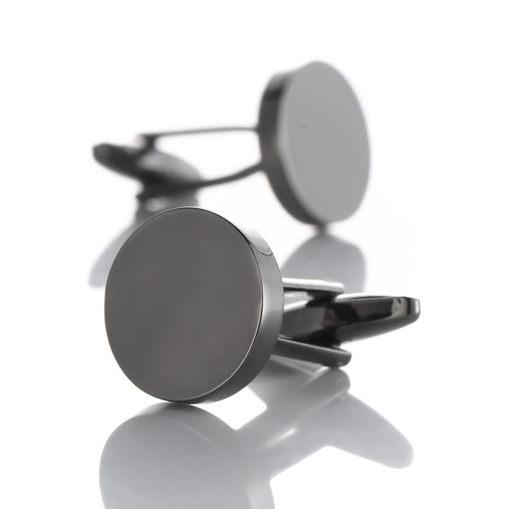 Round French Cufflinks