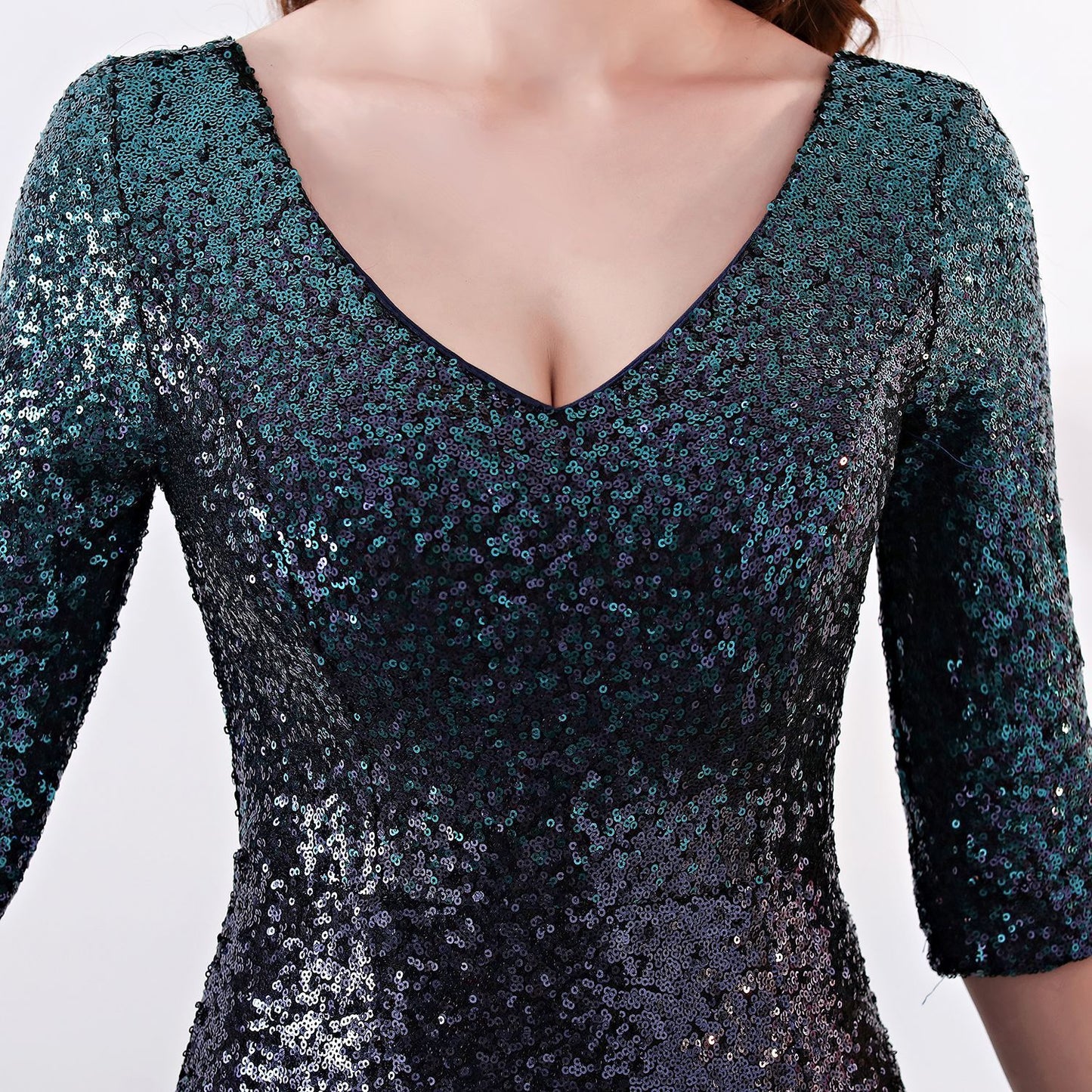 The Aurora Series #2 - Sequined Off-The-Shoulder Mermaid Evening Gowns