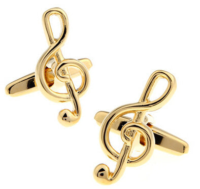 DiSandro Clothing: Music Note Cufflinks - 2 Styles