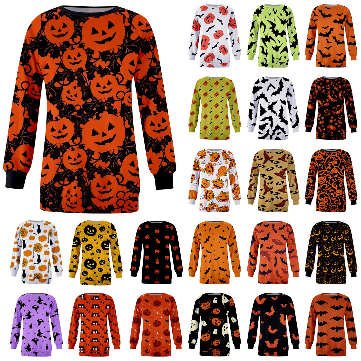 DiSandro Clothing: Women’s Halloween Print Sweatshirt