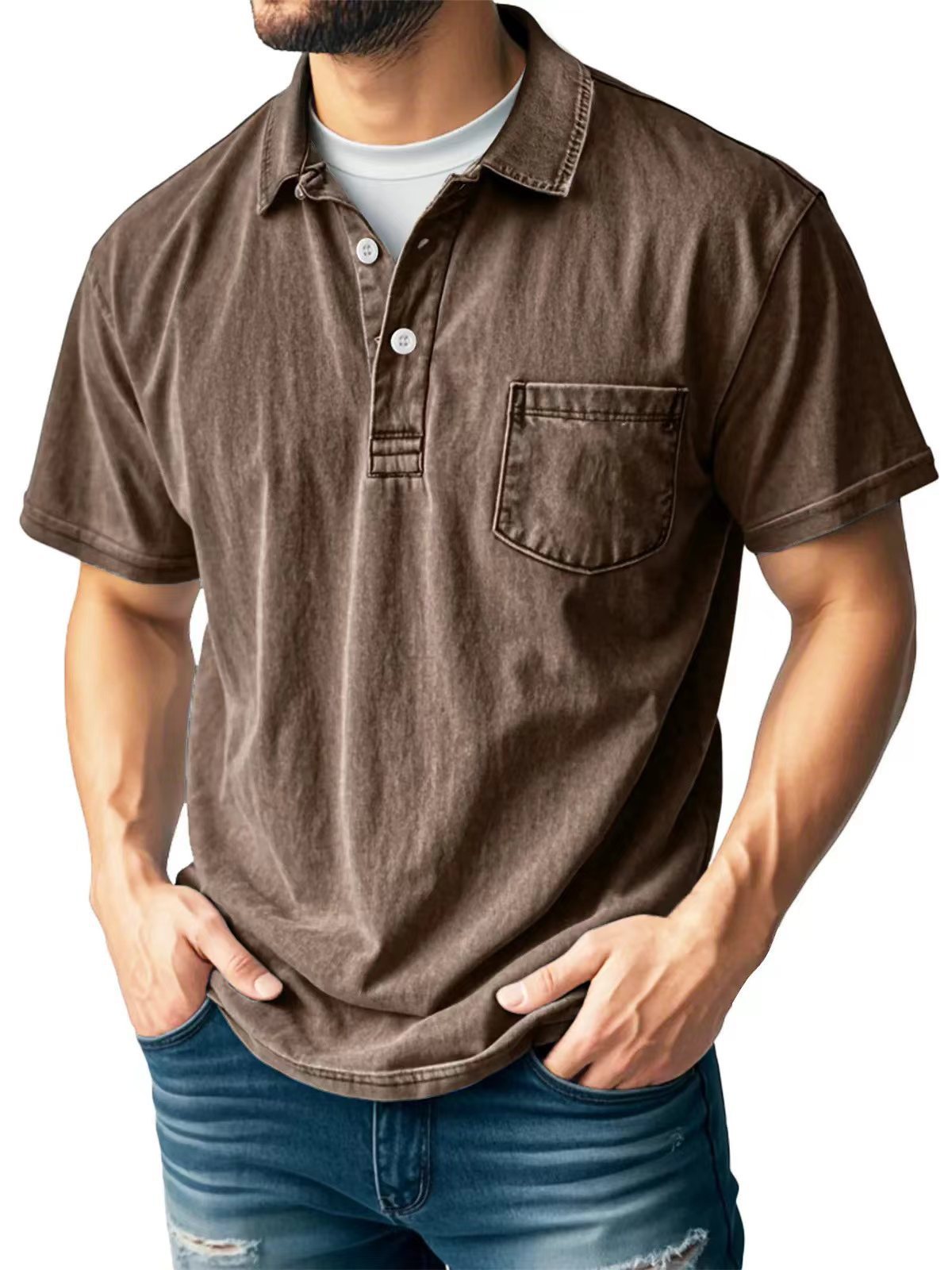 DiSandro Clothing: Men's Classic Pullover Polo Shirt