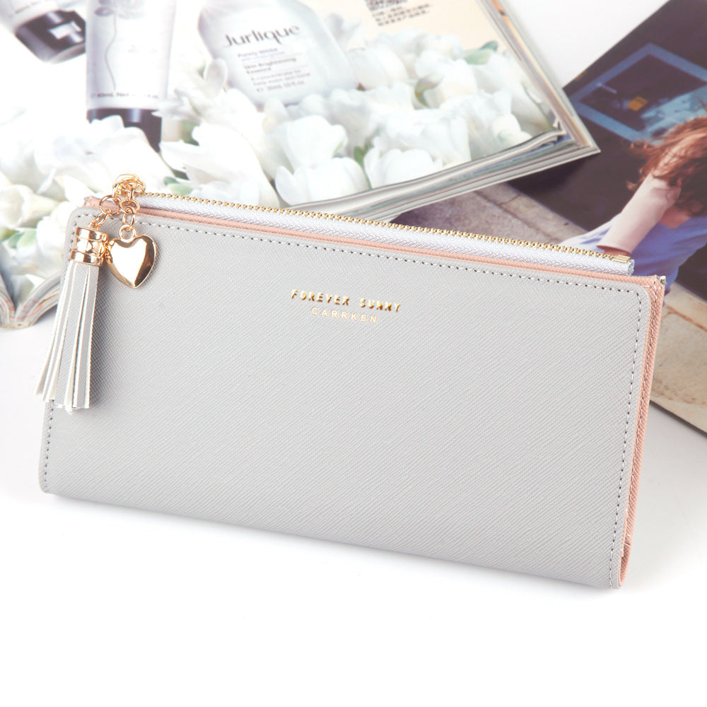 The Verona - Faux Leather Tassel Wallet