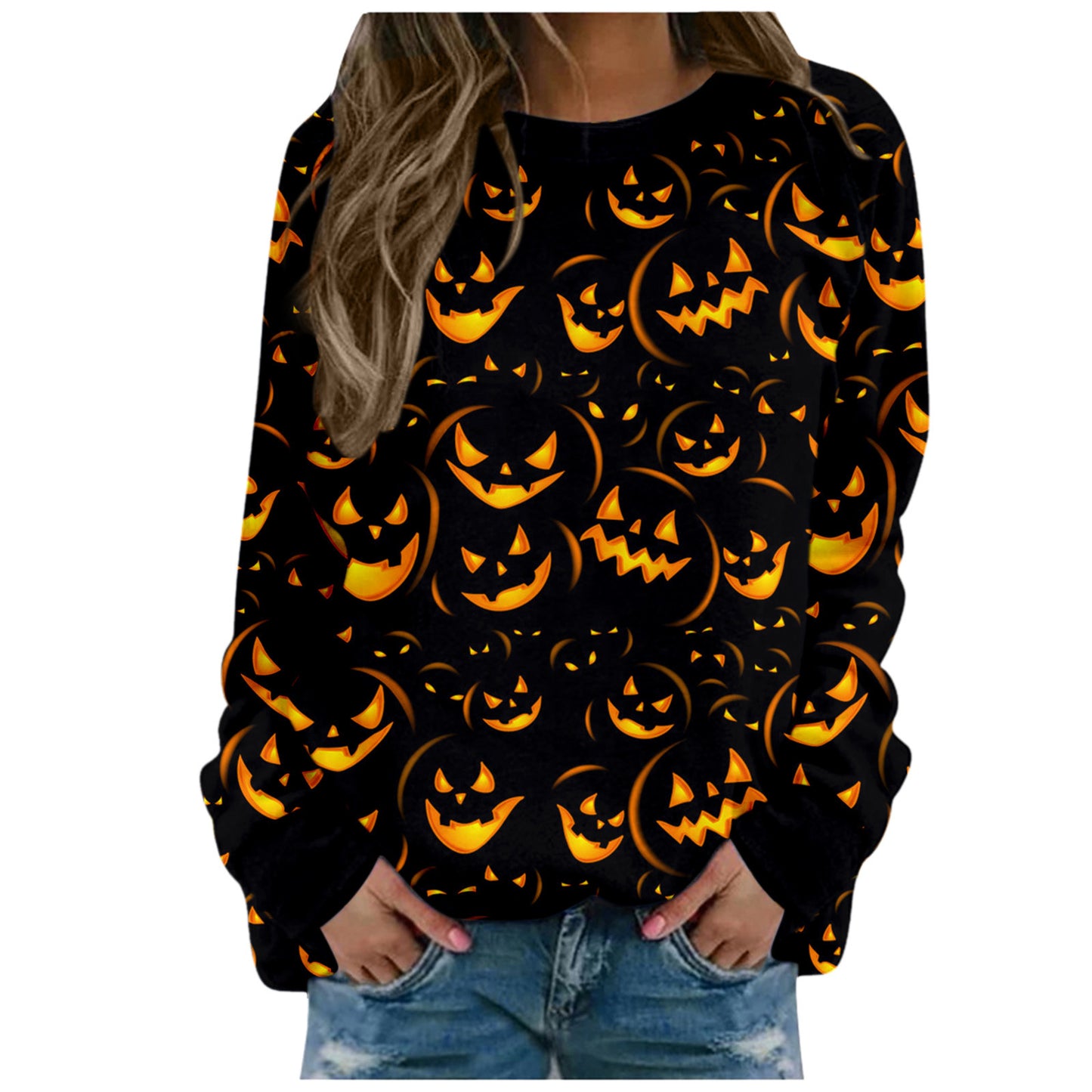 DiSandro Clothing: Women’s Halloween Print Sweatshirt