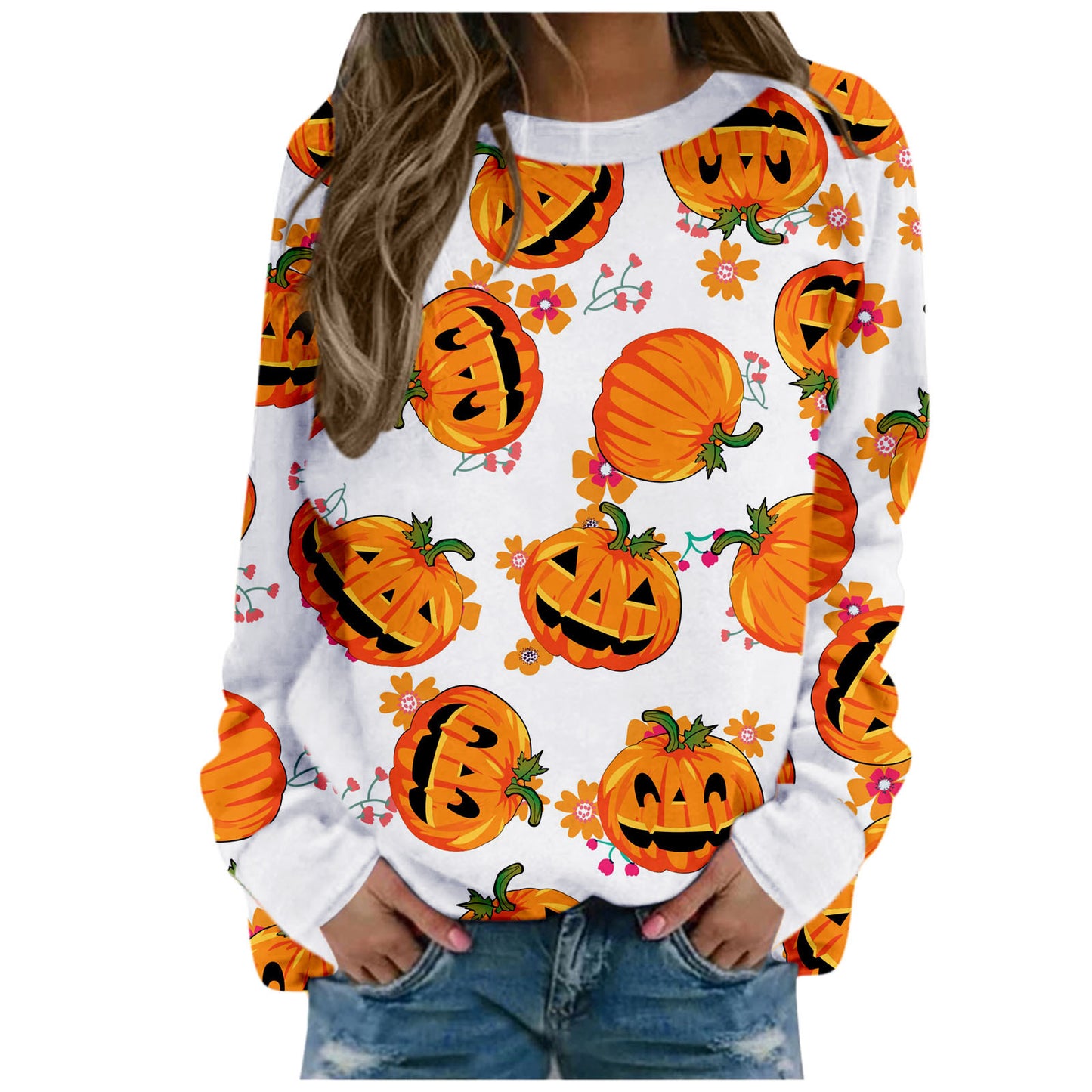 DiSandro Clothing: Women’s Halloween Print Sweatshirt
