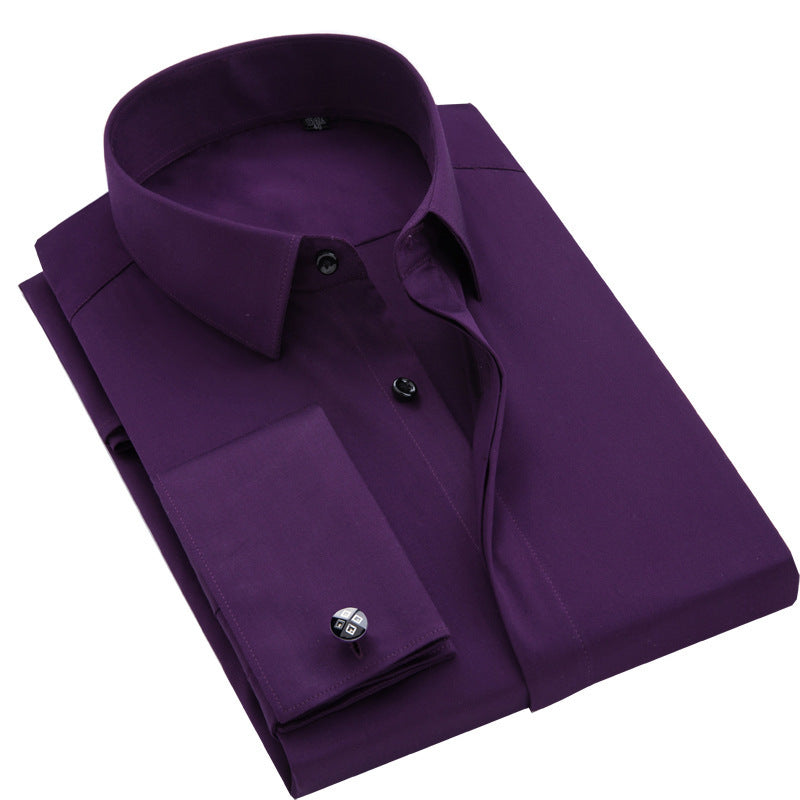 DiSandro Clothing: Slim Fit French Cuff Bamboo Fiber Dress Shirt