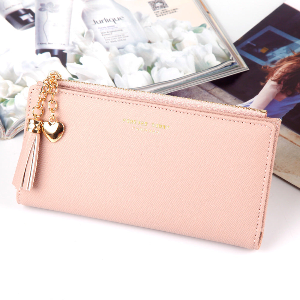 The Verona - Faux Leather Tassel Wallet