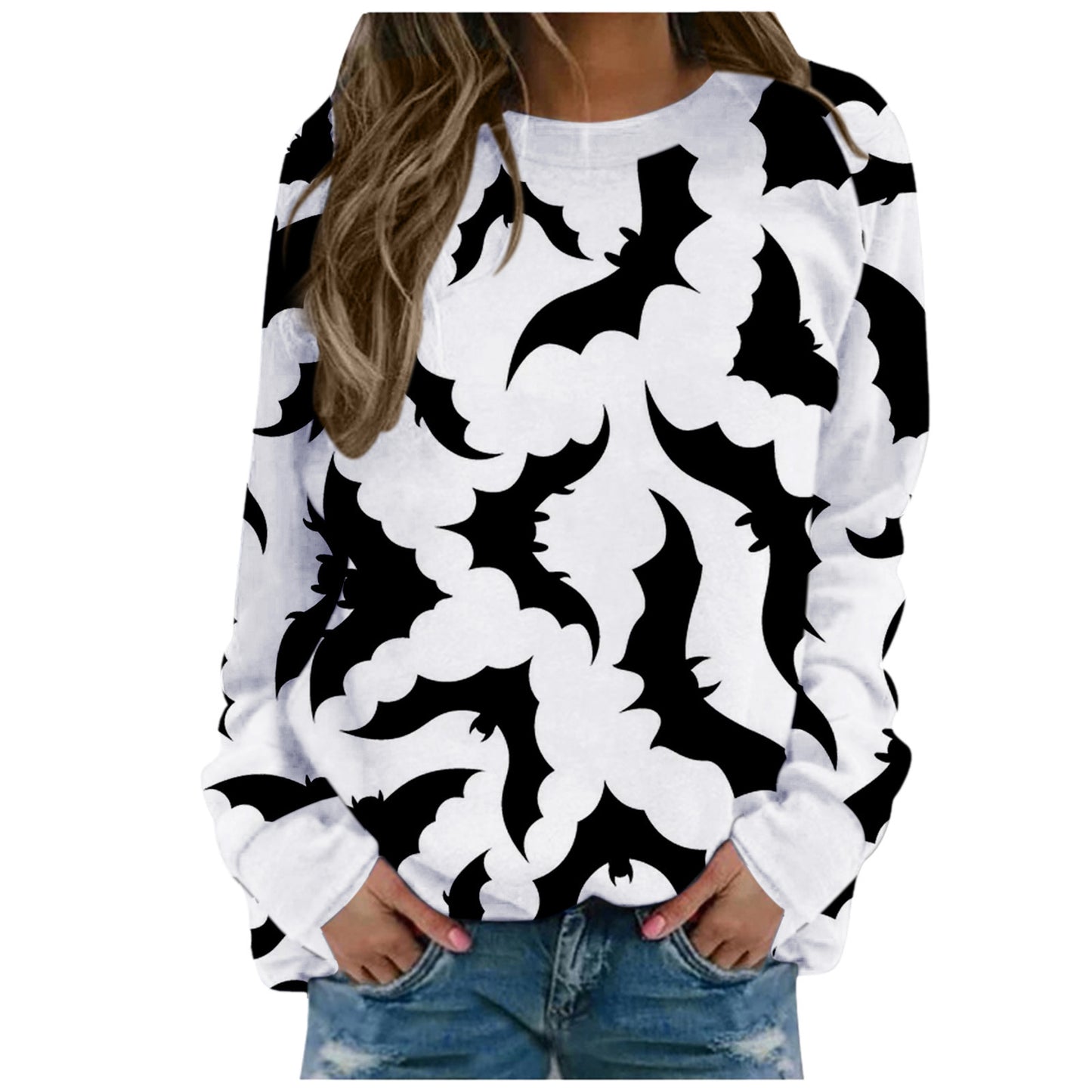 DiSandro Clothing: Women’s Halloween Print Sweatshirt