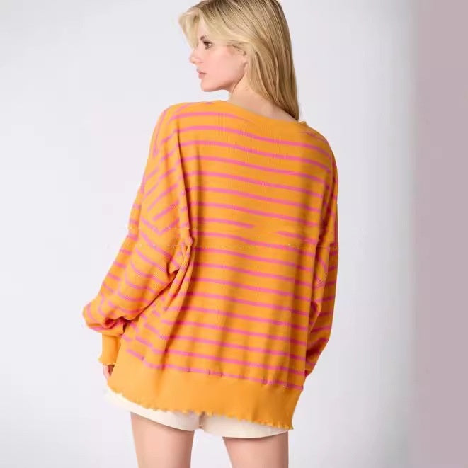 DiSandro Clothing: Women’s Halloween Embroidered Witch Loose Fit Sweatshirt
