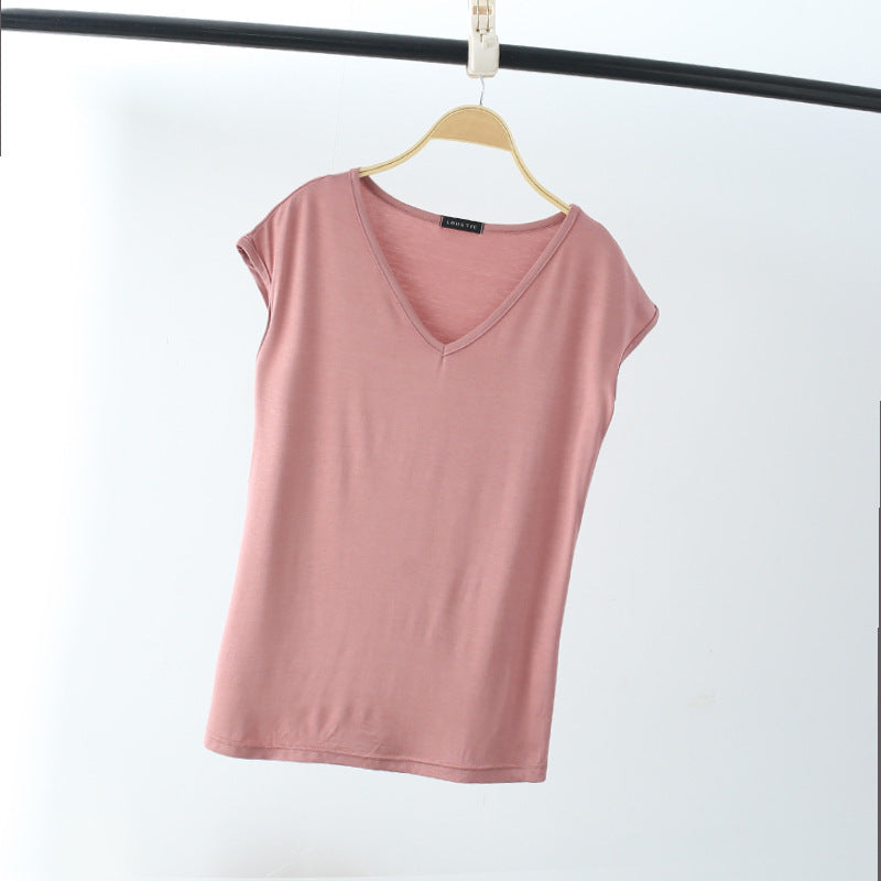 DiSandro Clothing: Women's V-Neck Modal T-Shirt