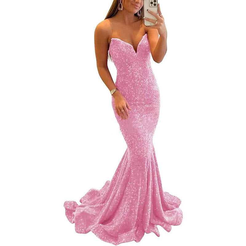 The Rosalina Series 1 - Sequined Mermaid Evening Gowns