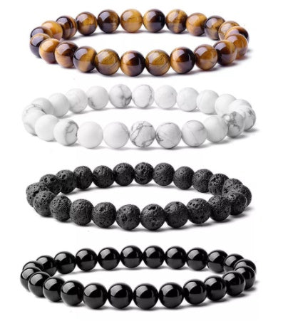 DiSandro Clothing: Natural Stone Bracelets (Unisex)