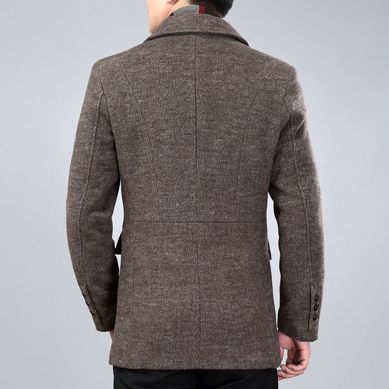 DiSandro Clothing: Men’s Mid-Length Wool Overcoat