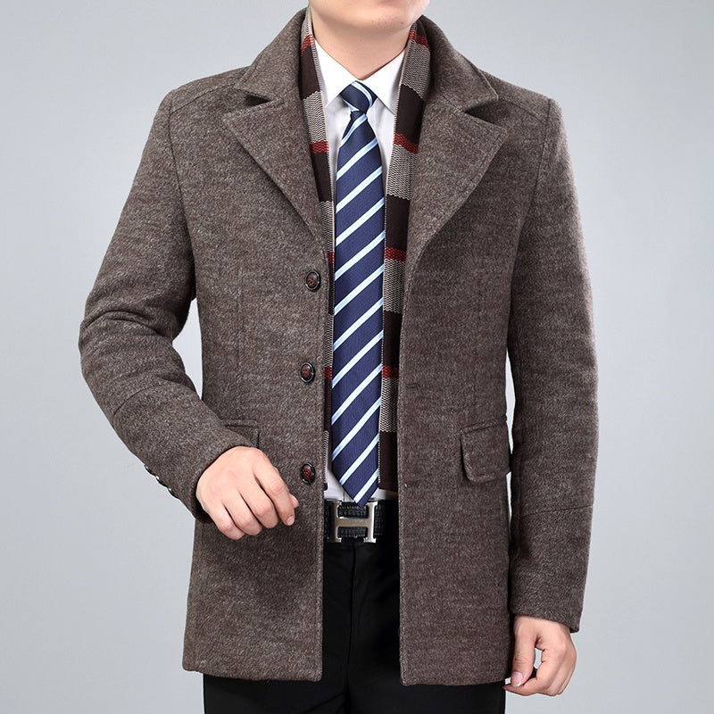 DiSandro Clothing: Men’s Mid-Length Wool Overcoat
