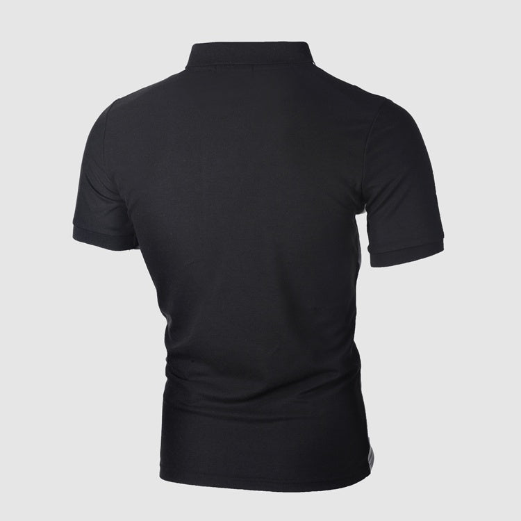 DiSandro Clothing: Men's Casual Striped Cotton Polo Shirt