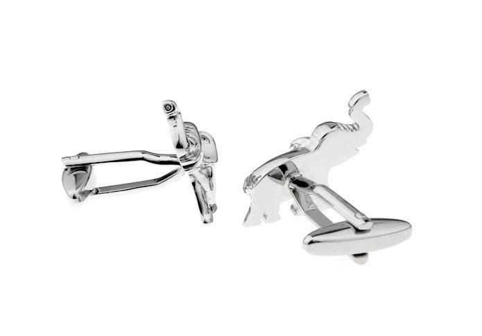 DiSandro Clothing: Silver Plating Elephant Cufflinks