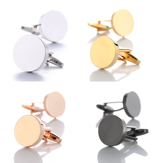 Round French Cufflinks