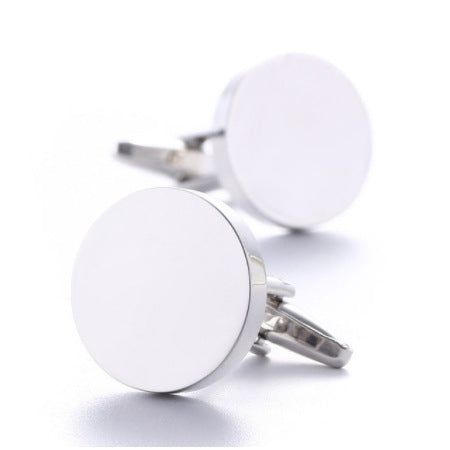 Round French Cufflinks