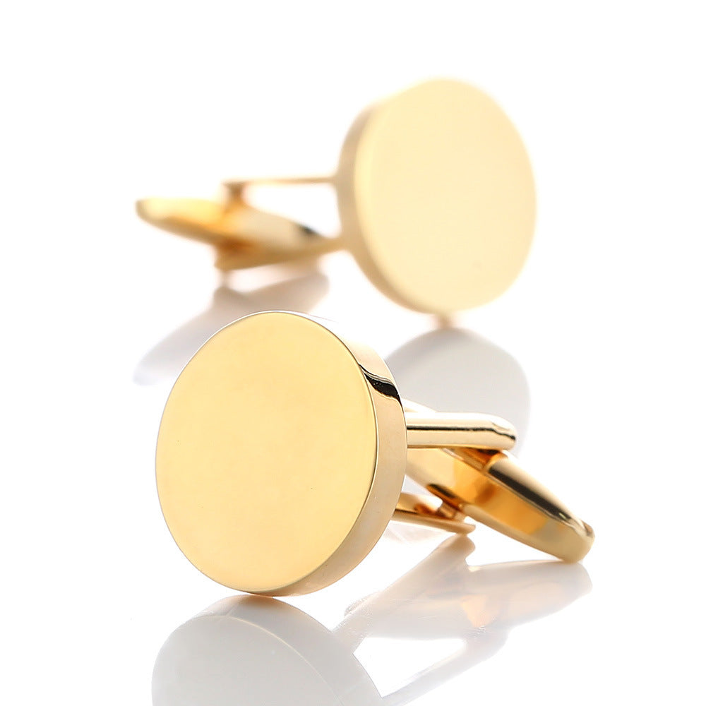 Round French Cufflinks