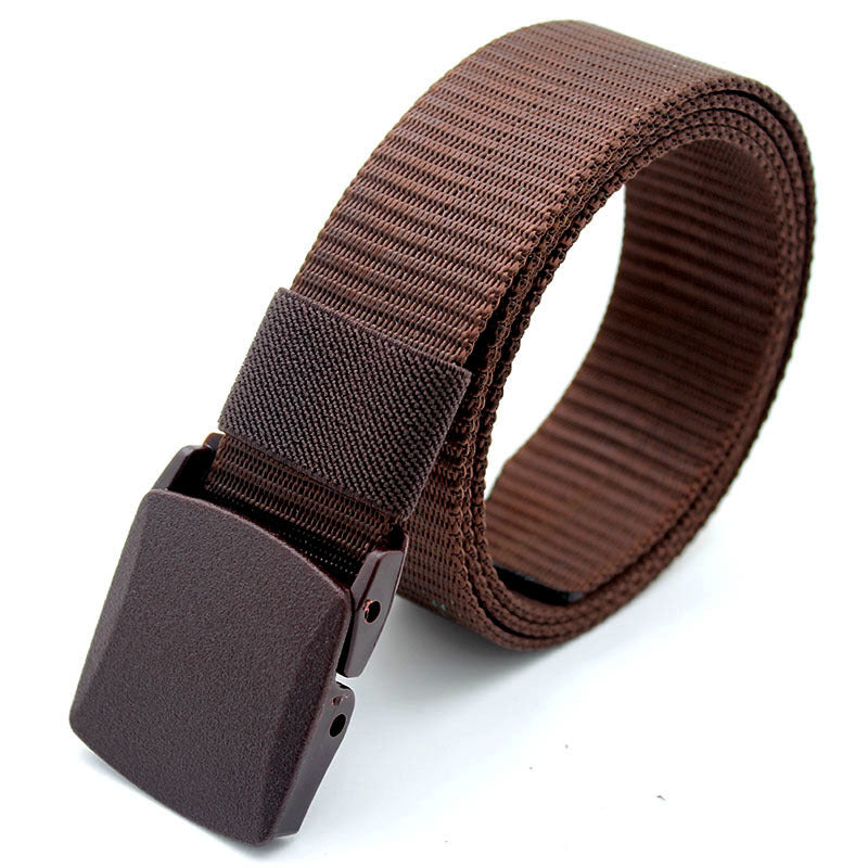 DiSandro Clothing: Unisex Military-Style Nylon Canvas Belt  — Universal Fit