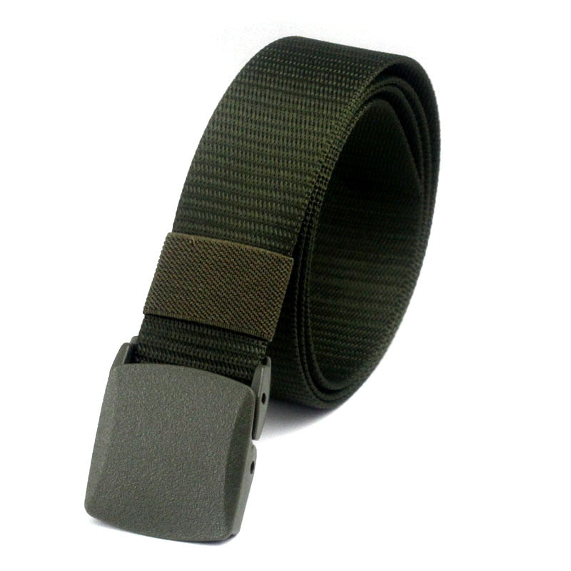 DiSandro Clothing: Unisex Military-Style Nylon Canvas Belt  — Universal Fit