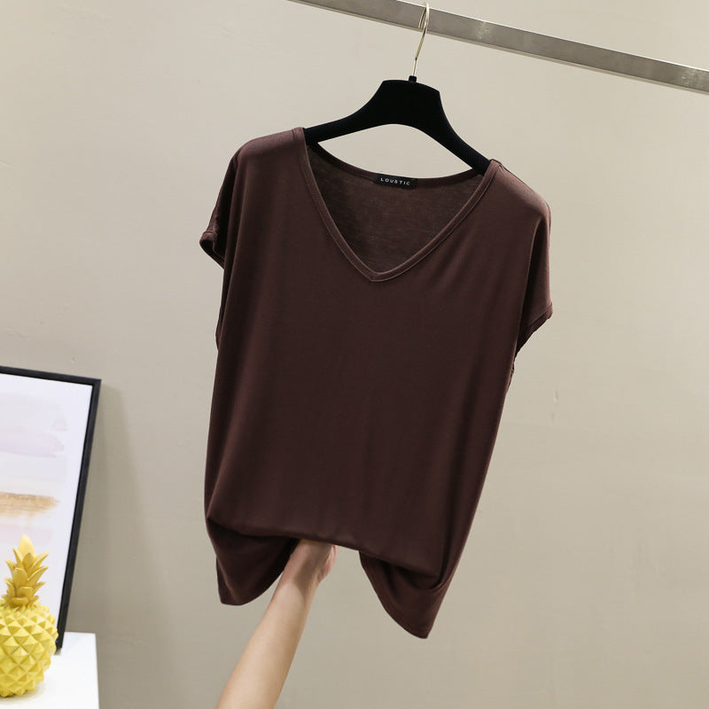 DiSandro Clothing: Women's V-Neck Modal T-Shirt