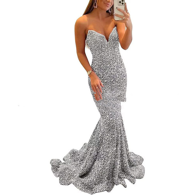 The Rosalina Series 3 - Sequined Mermaid Evening Gowns