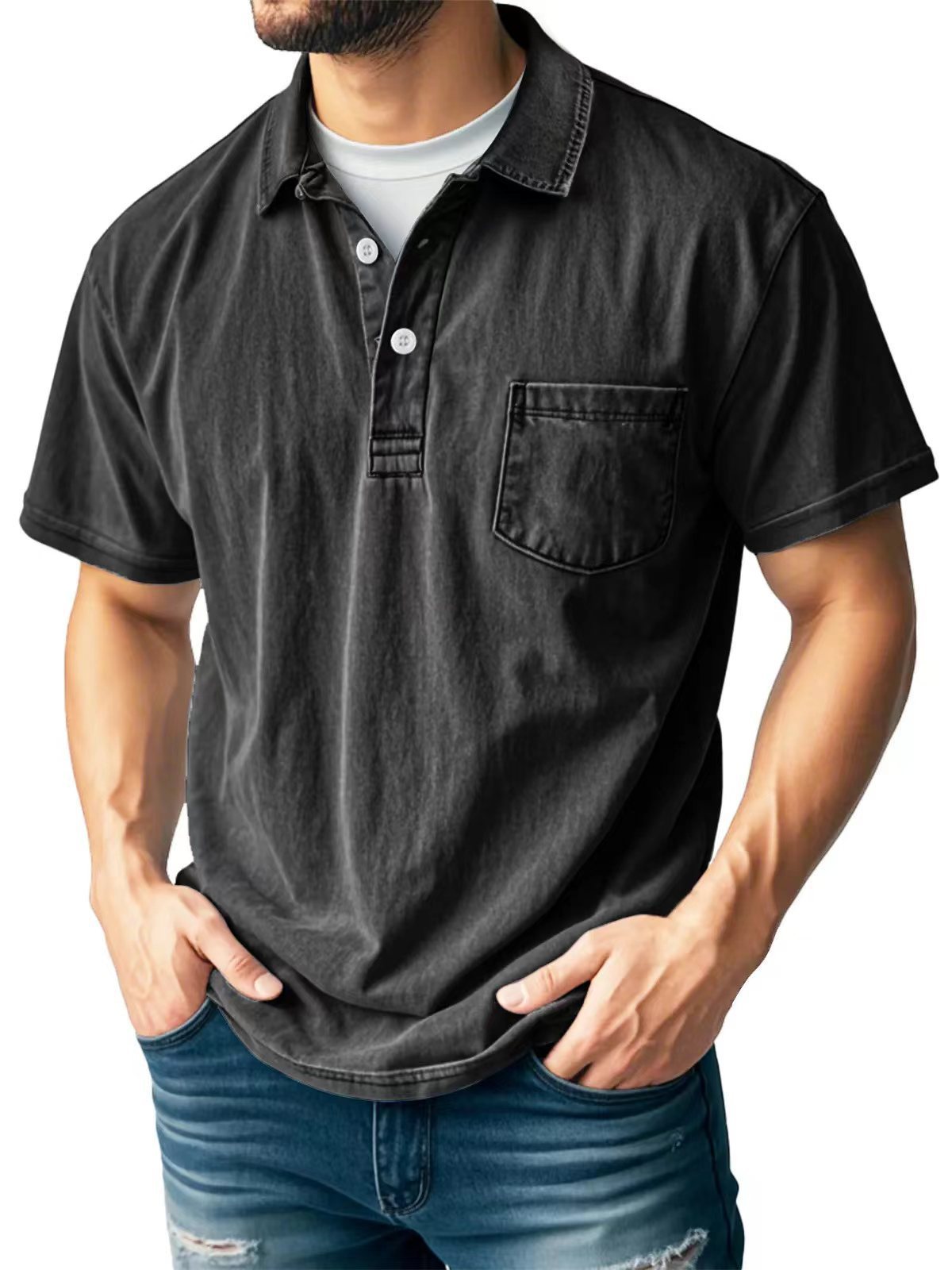 DiSandro Clothing: Men's Classic Pullover Polo Shirt