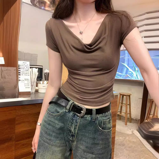 DiSandro Clothing: Women’s Cowl Neck Blouse