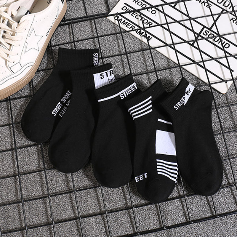 DiSandro Clothing: Men’s Slim Short Cotton Socks (5-Pack)