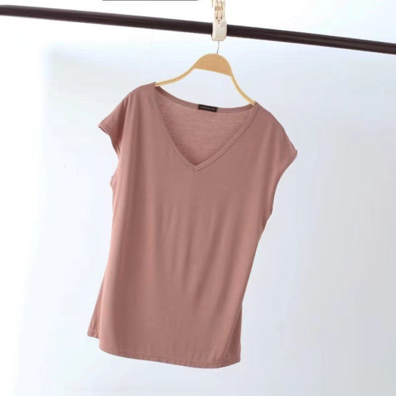 DiSandro Clothing: Women's V-Neck Modal T-Shirt
