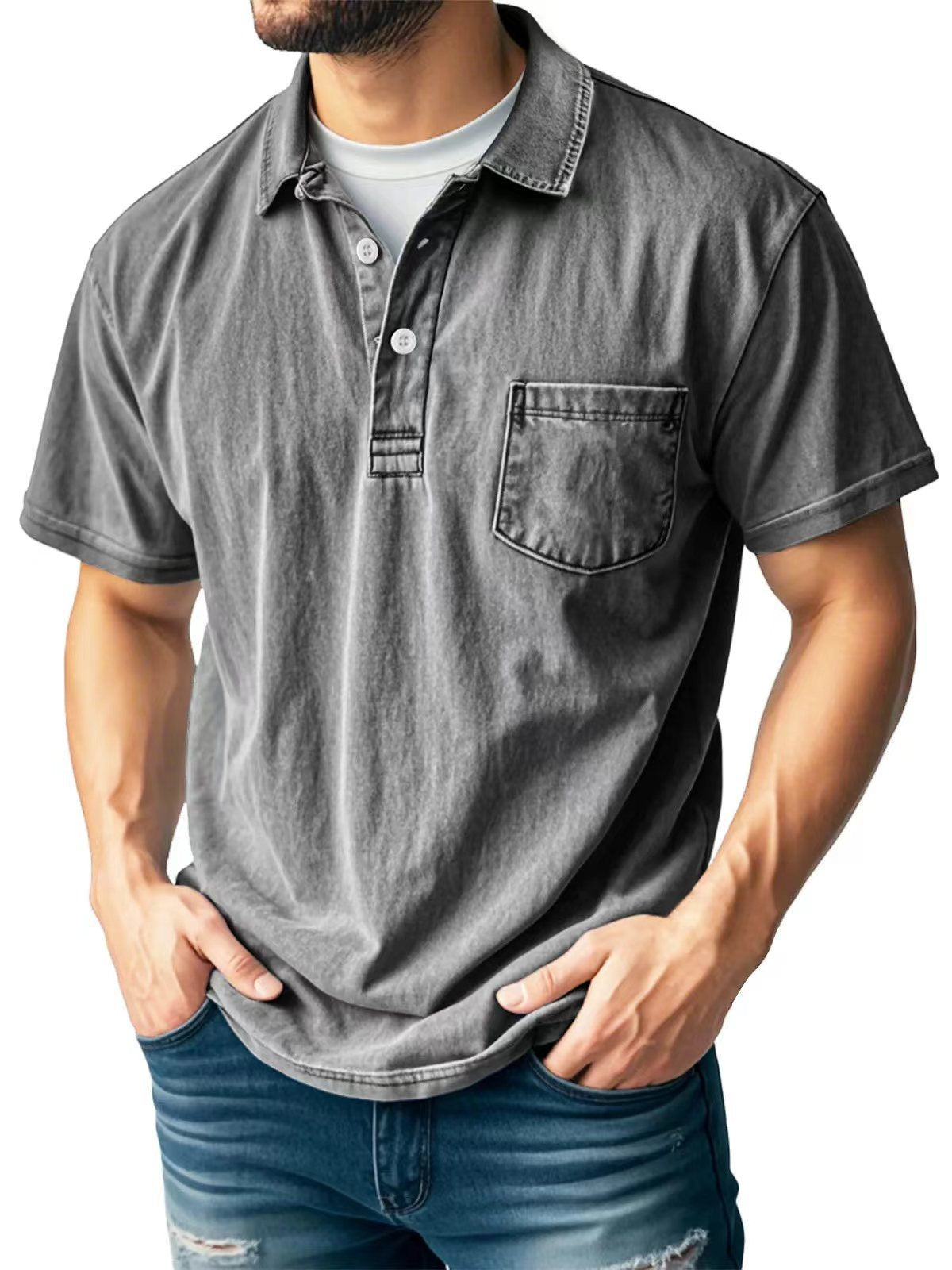 DiSandro Clothing: Men's Classic Pullover Polo Shirt