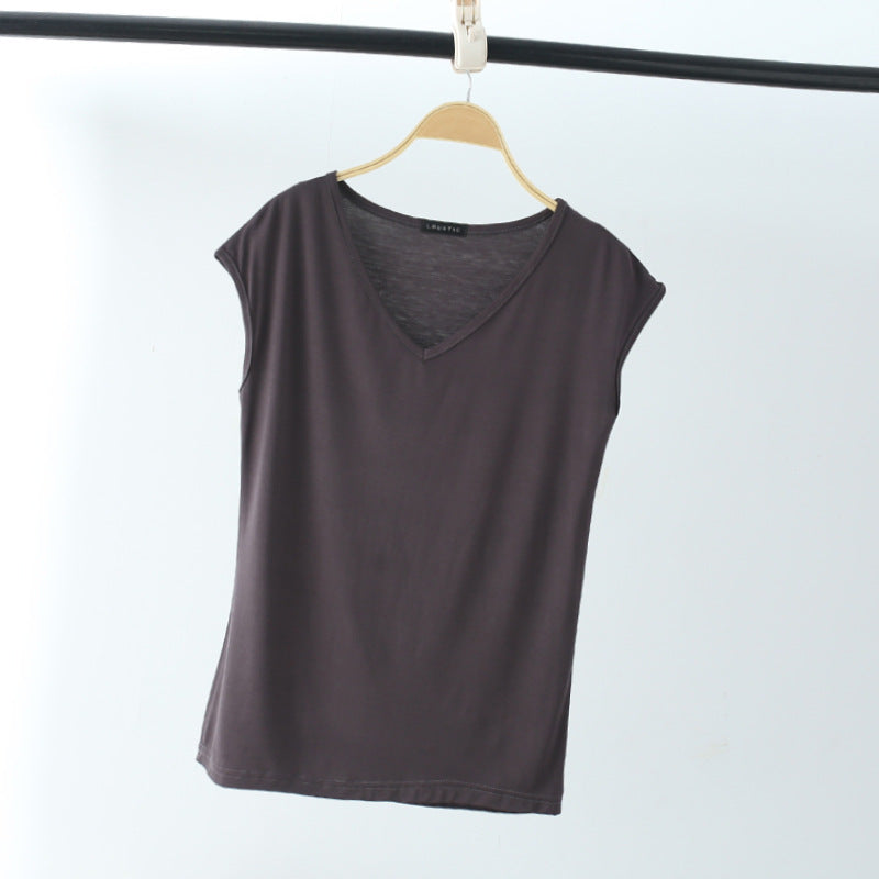 DiSandro Clothing: Women's V-Neck Modal T-Shirt