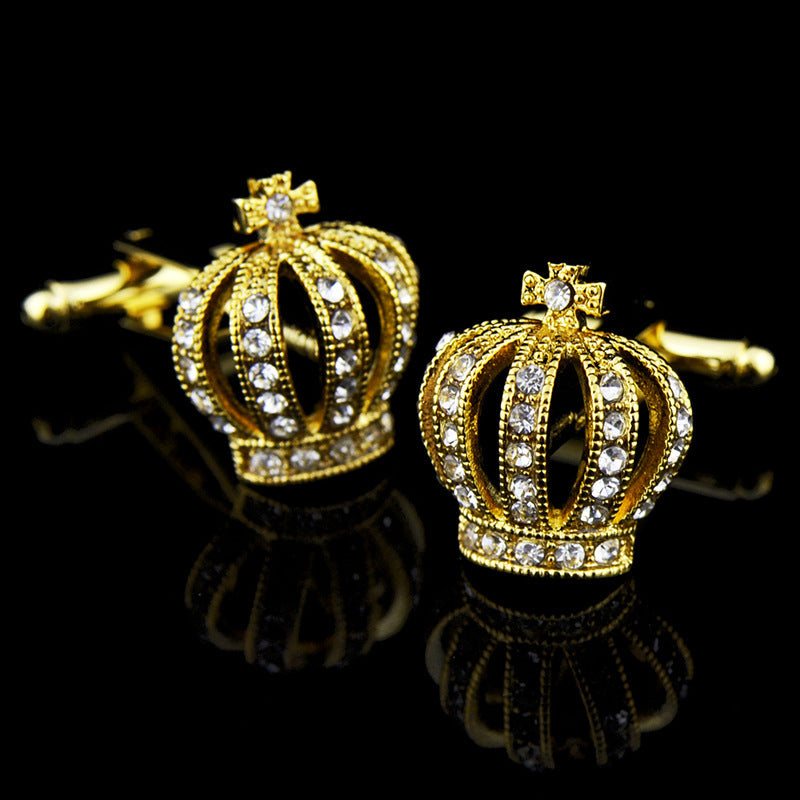 DiSandro Clothing: Diamond Crown Cufflinks