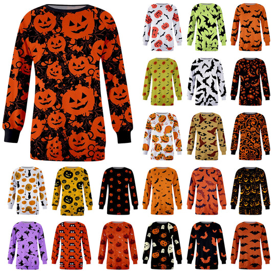 DiSandro Clothing: Women’s Halloween Print Sweatshirt