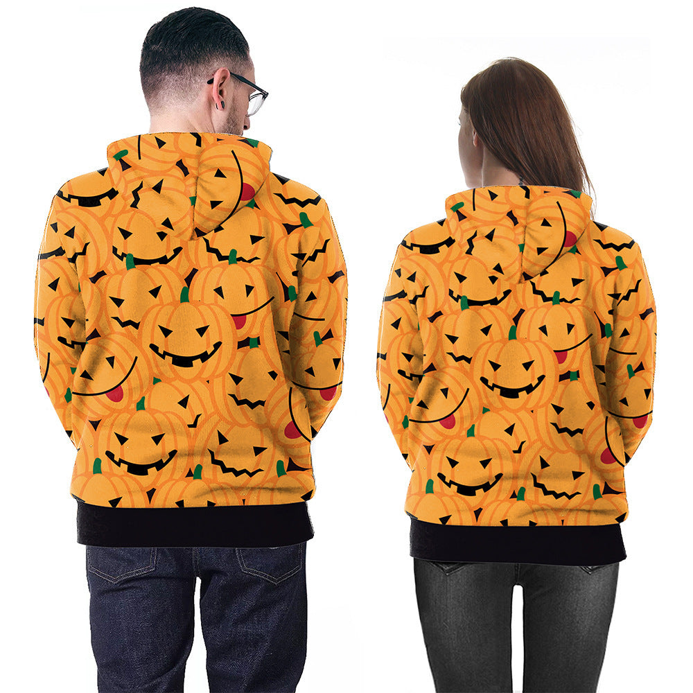 DiSandro Clothing: Unisex Halloween Print Street Style Hoodie