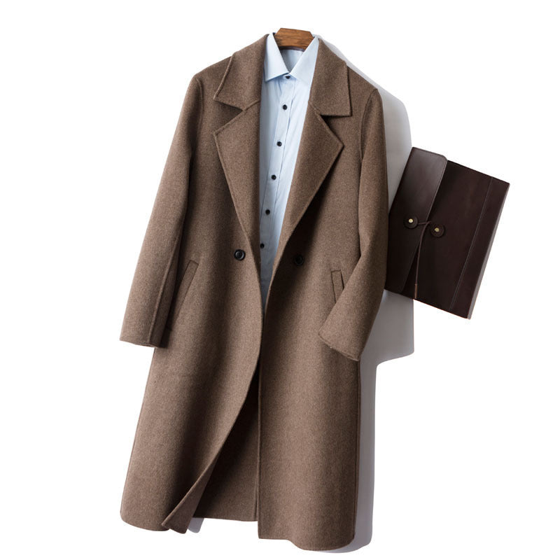 DiSandro Clothing: Men's Full Length Cashmere Wool Overcoat