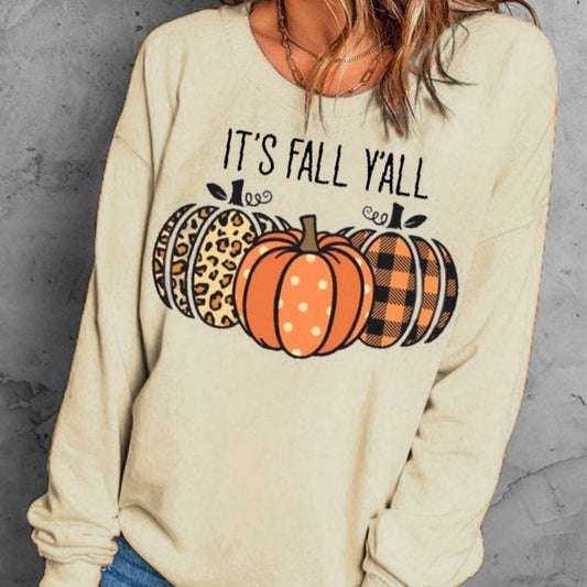 DiSandro Clothing: Women’s 3D Halloween Print Loose Fit Sweatshirt