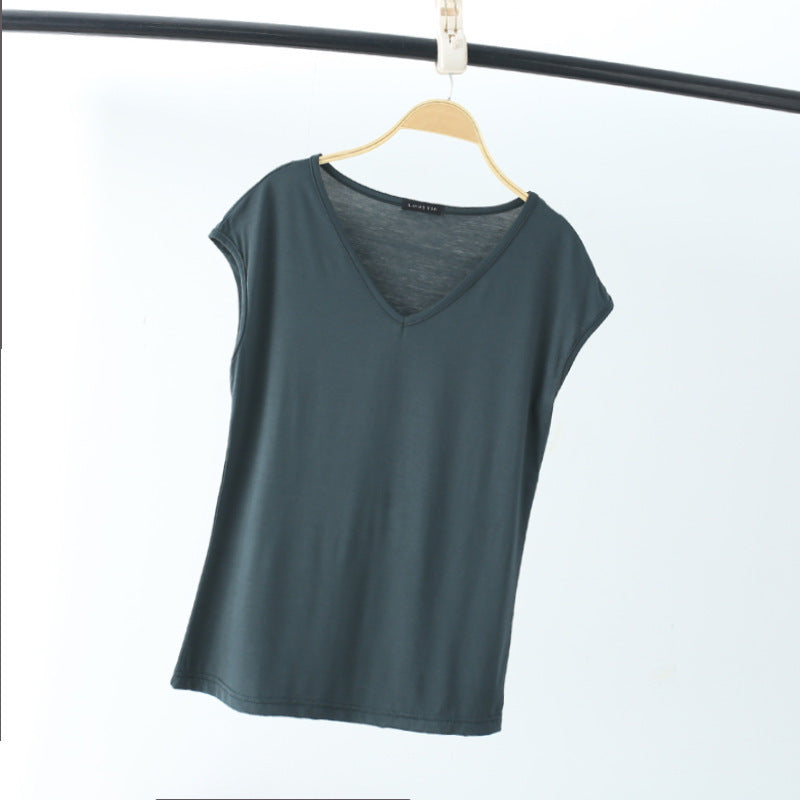 DiSandro Clothing: Women's V-Neck Modal T-Shirt