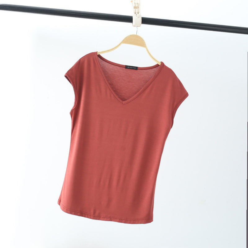 DiSandro Clothing: Women's V-Neck Modal T-Shirt