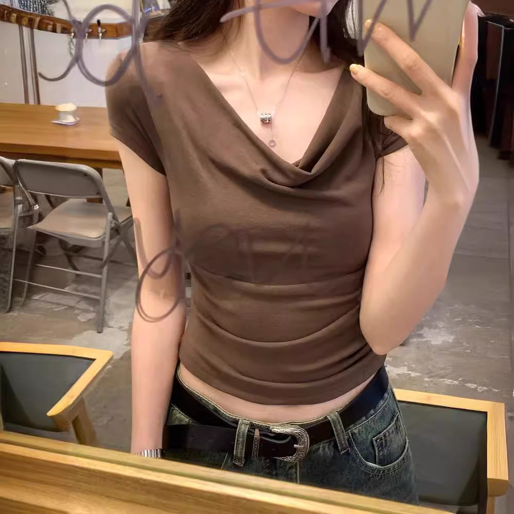 DiSandro Clothing: Women’s Cowl Neck Blouse