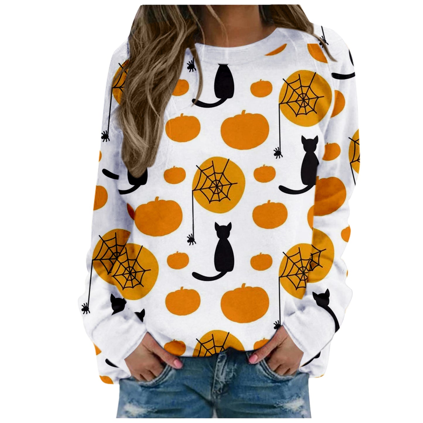 DiSandro Clothing: Women’s Halloween Print Sweatshirt