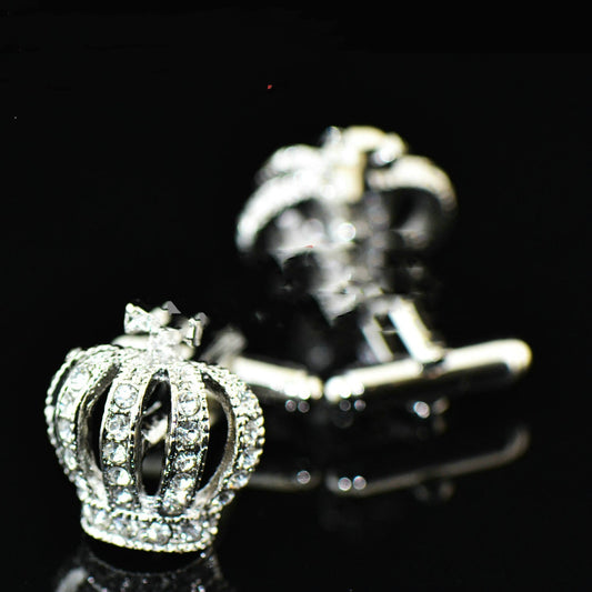 DiSandro Clothing: Diamond Crown Cufflinks