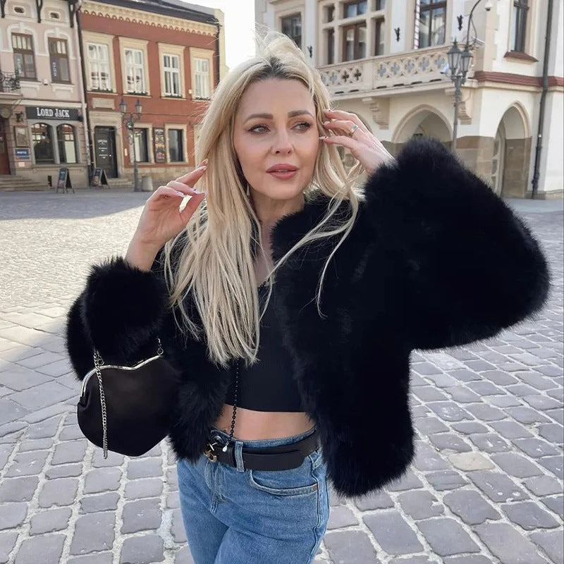 DiSandro Clothing: Women's Faux Fur Coat