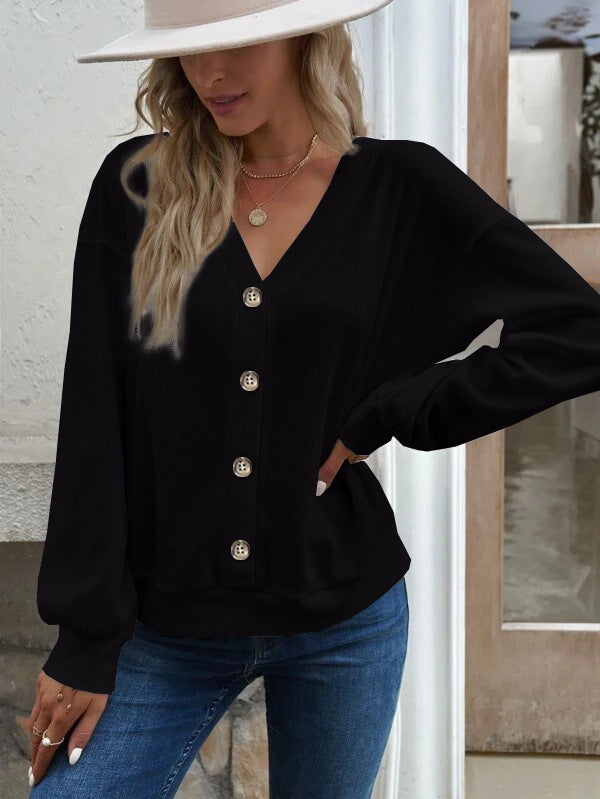 DiSandro Clothing: Women's Button-Up Long Sleeve Top