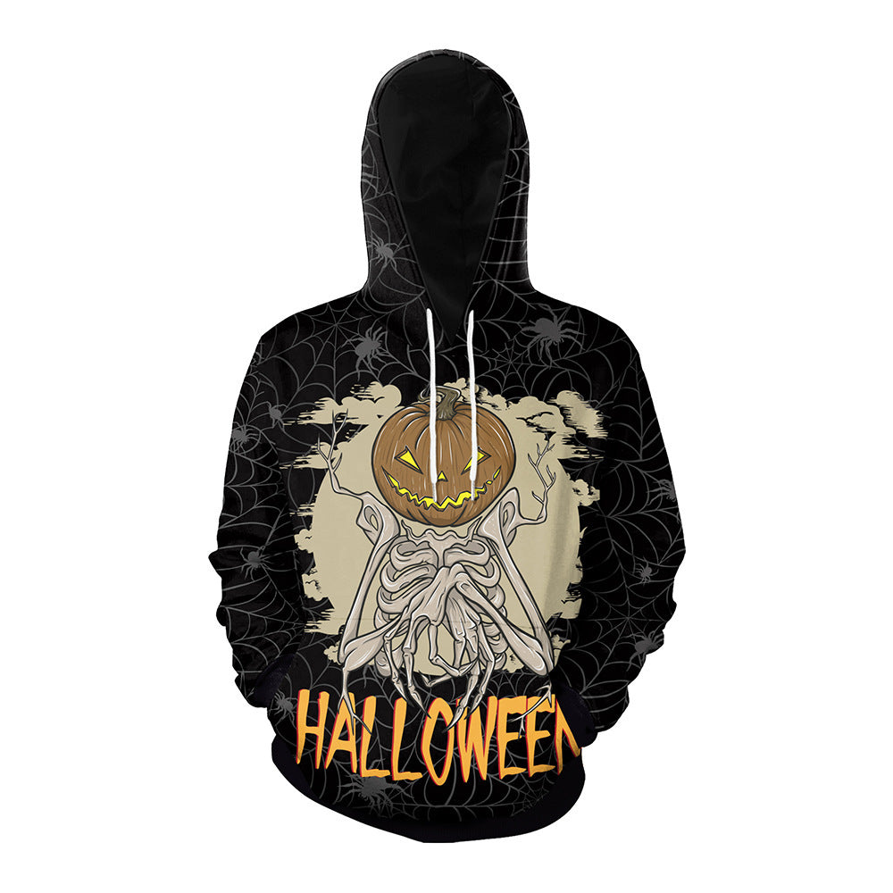 DiSandro Clothing: Unisex Halloween Print Street Style Hoodie