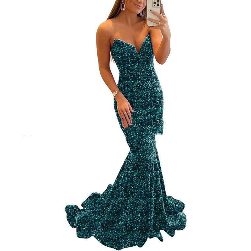 The Rosalina Series 3 - Sequined Mermaid Evening Gowns