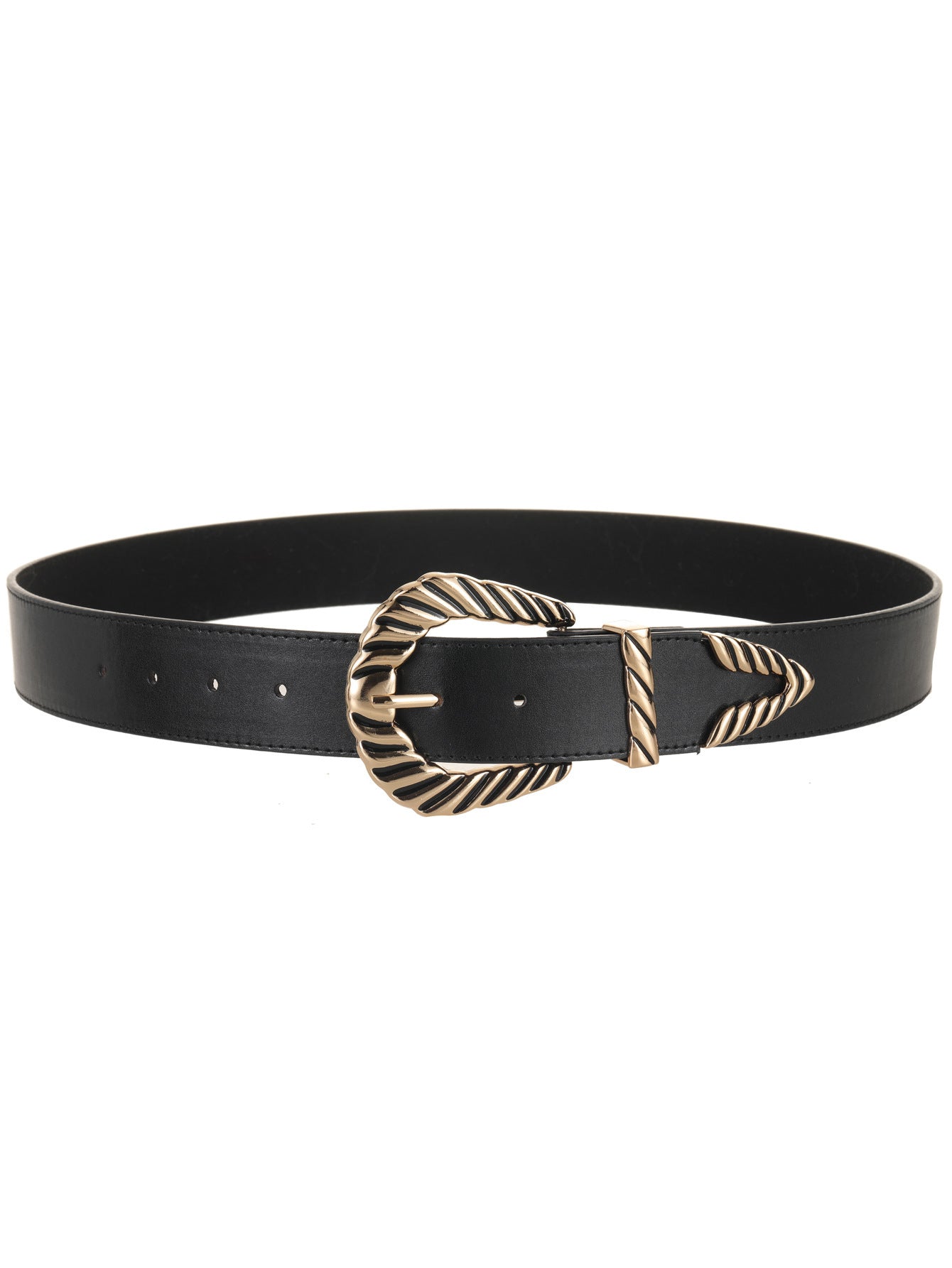 DiSandro Clothing: Women's Faux Leather Pin Buckle Belt
