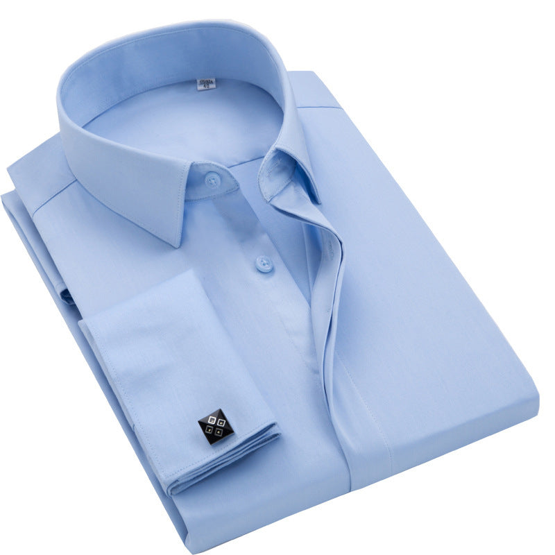 DiSandro Clothing: Slim Fit French Cuff Bamboo Fiber Dress Shirt
